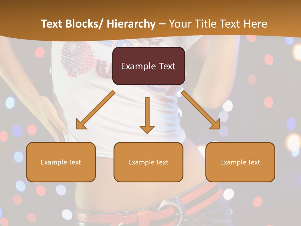 Posing Lifestyle Joy PowerPoint Template