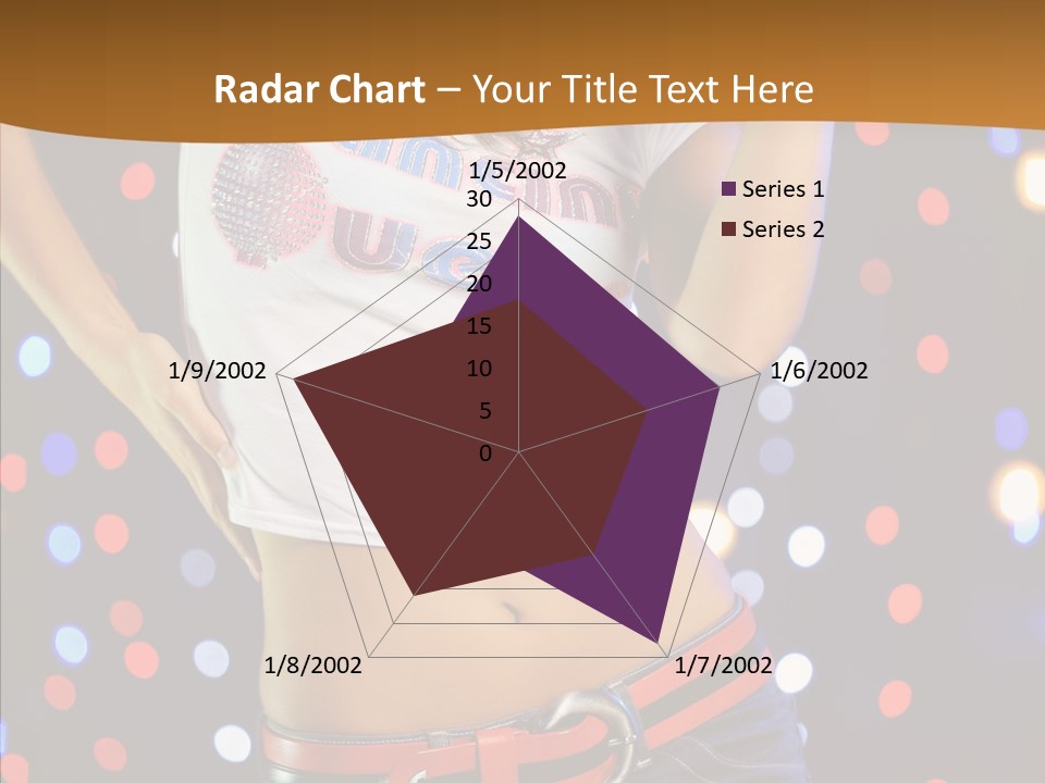 Posing Lifestyle Joy PowerPoint Template