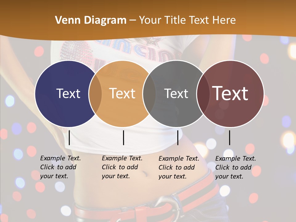 Posing Lifestyle Joy PowerPoint Template