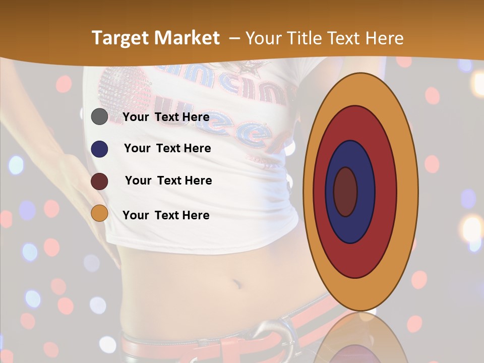 Posing Lifestyle Joy PowerPoint Template