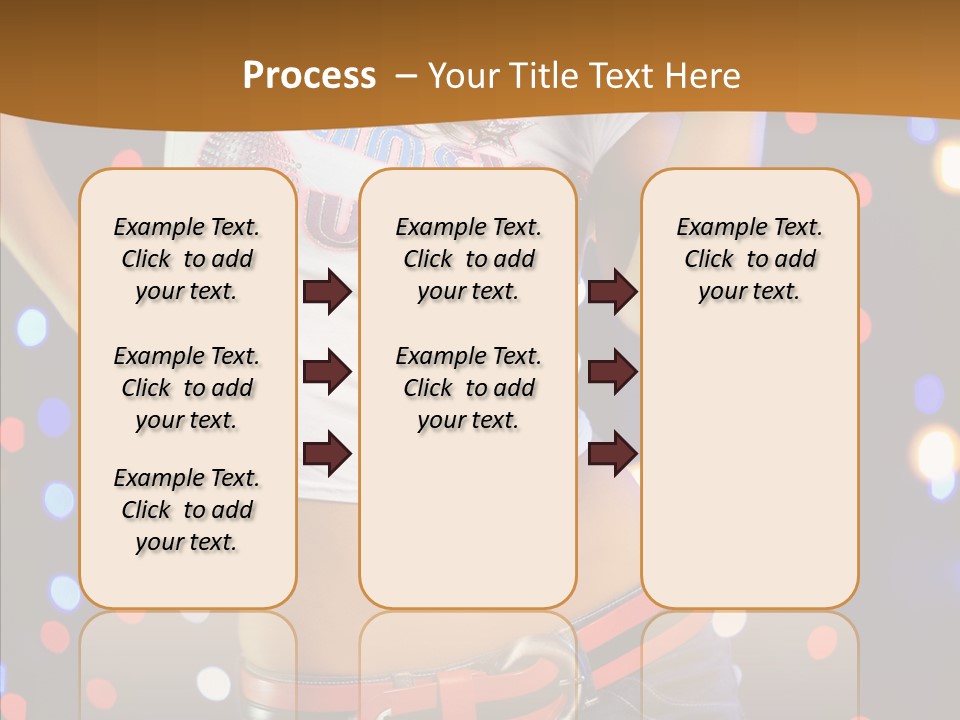 Posing Lifestyle Joy PowerPoint Template