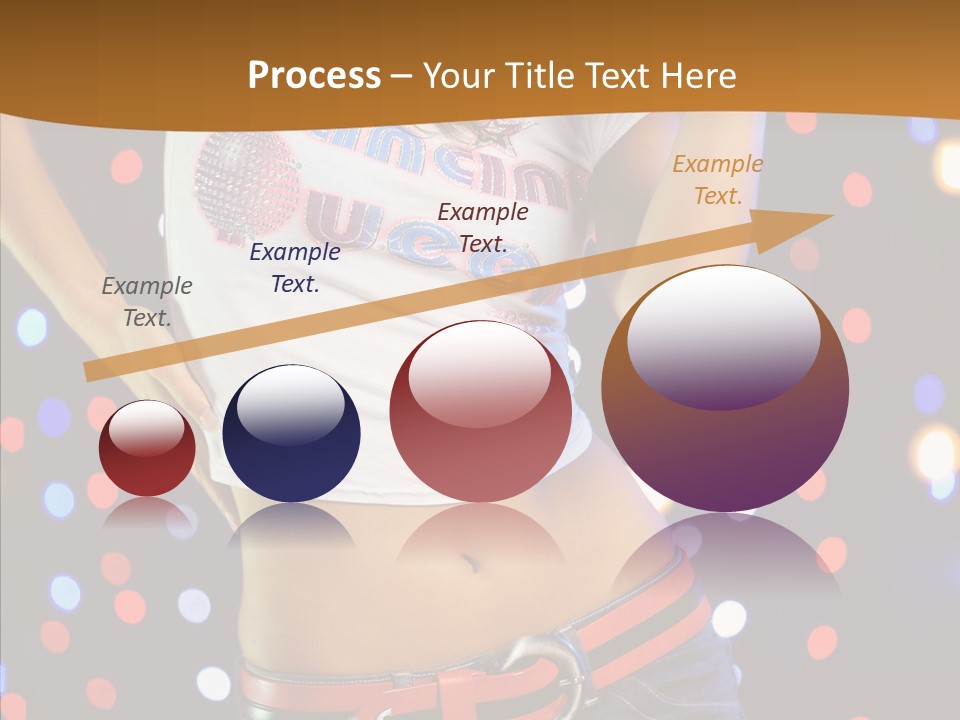 Posing Lifestyle Joy PowerPoint Template