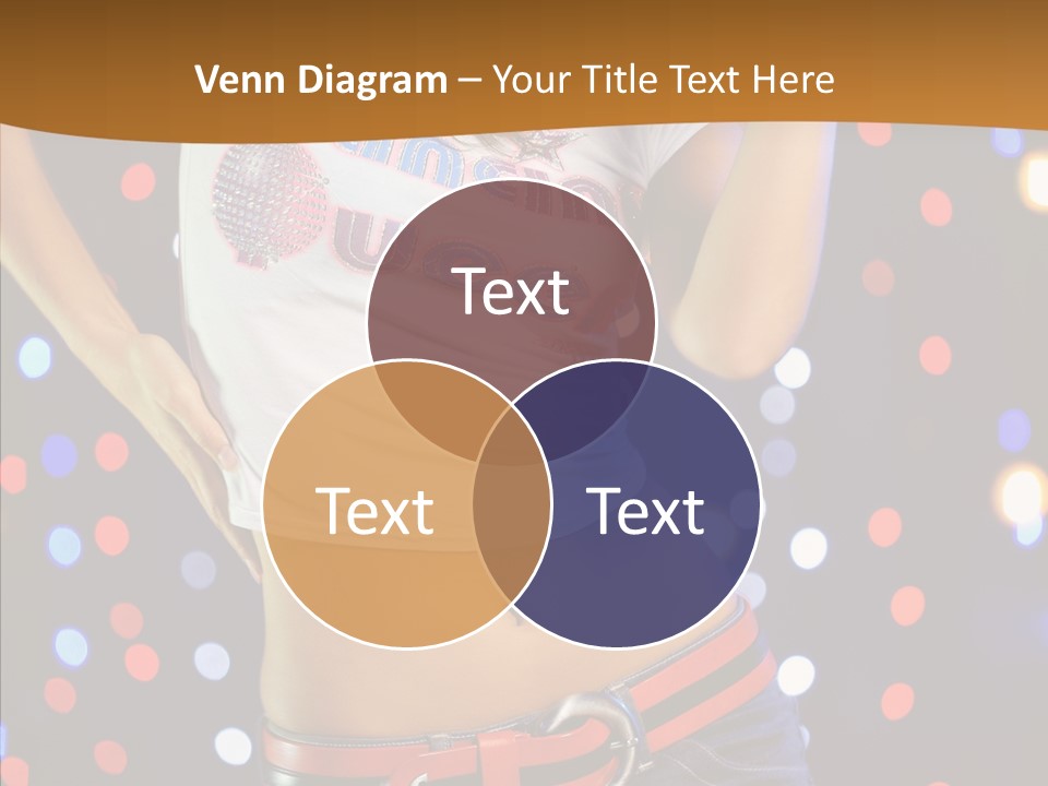 Posing Lifestyle Joy PowerPoint Template