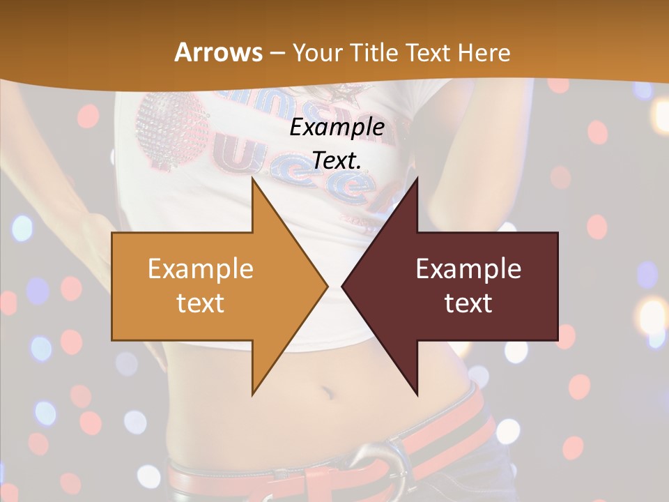 Posing Lifestyle Joy PowerPoint Template
