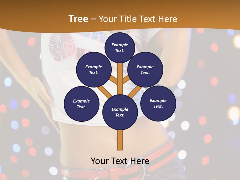 Posing Lifestyle Joy PowerPoint Template