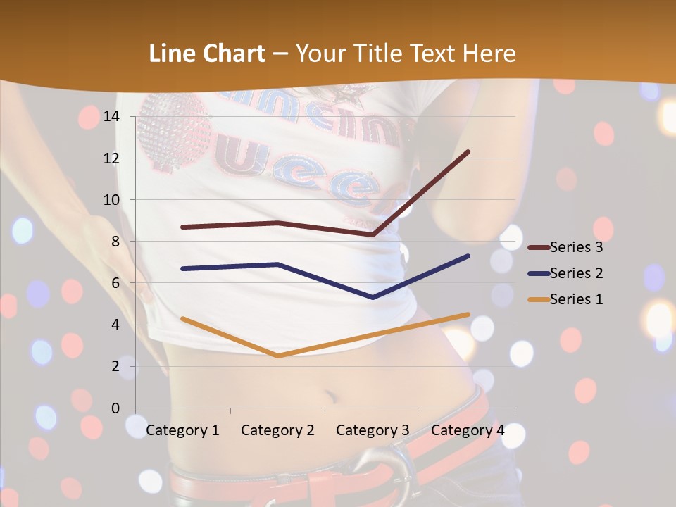 Posing Lifestyle Joy PowerPoint Template