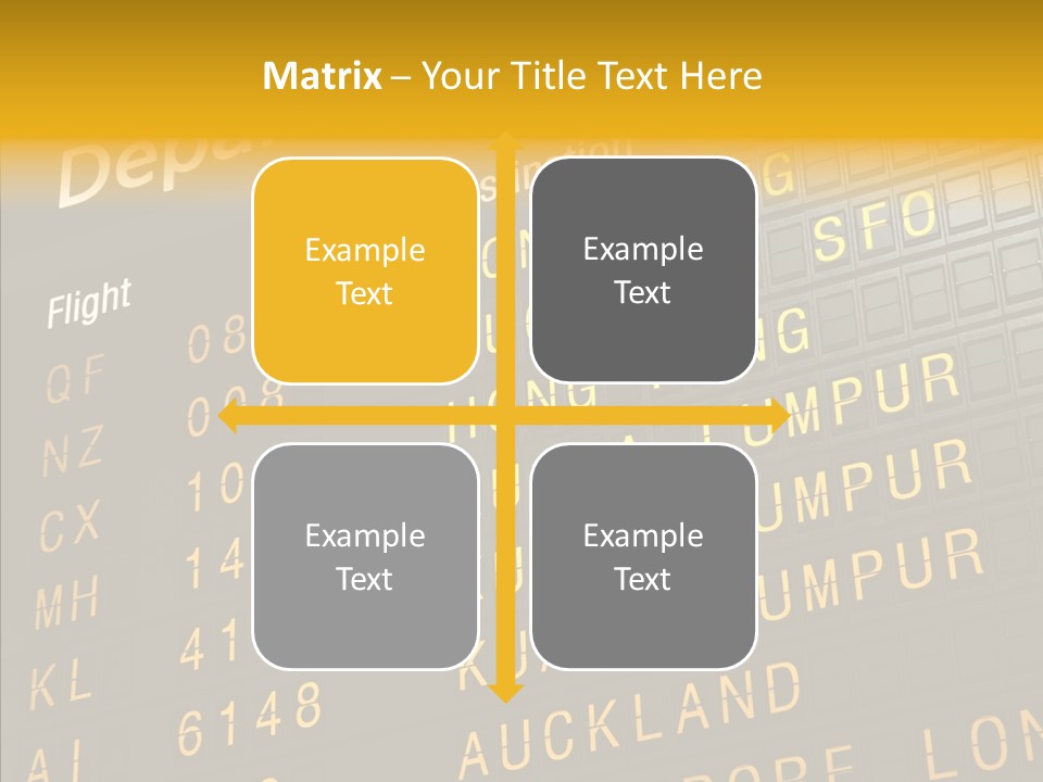 Flight Holiday Electronic PowerPoint Template