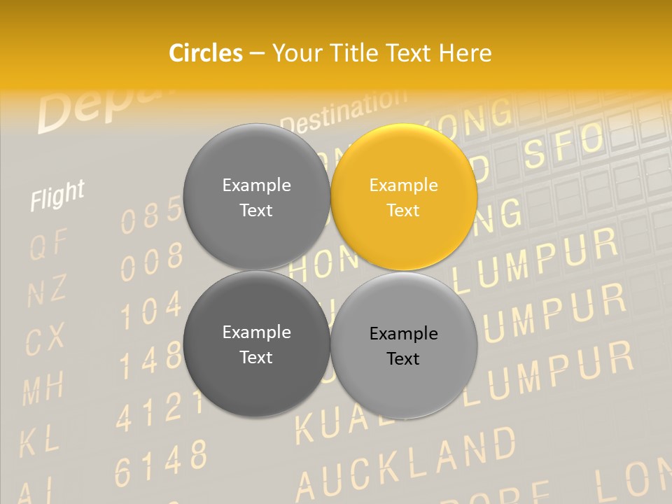 Flight Holiday Electronic PowerPoint Template