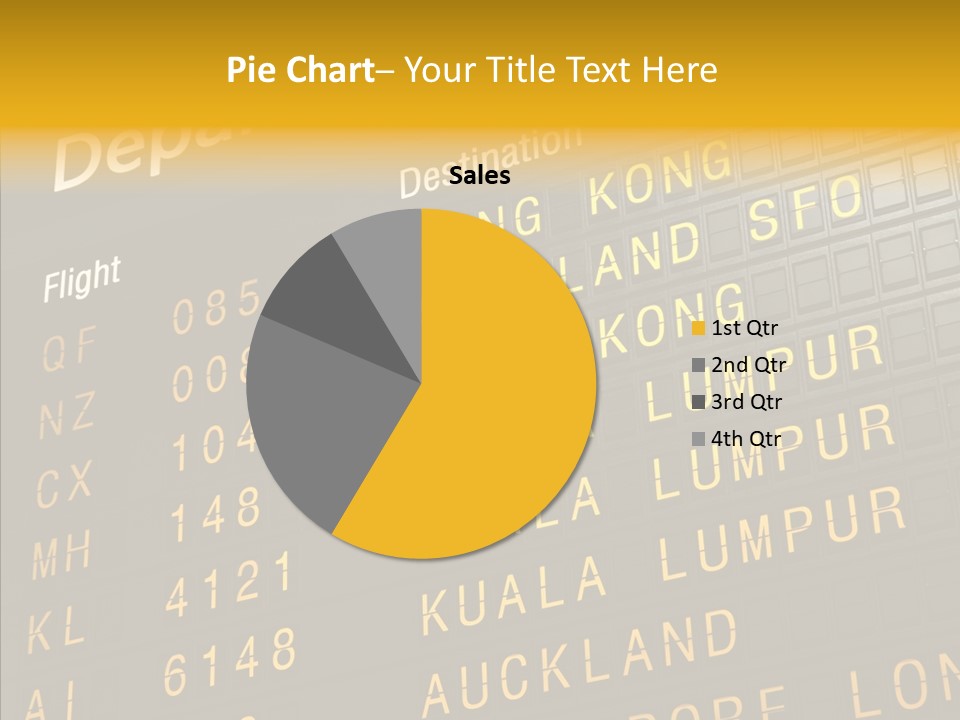 Flight Holiday Electronic PowerPoint Template