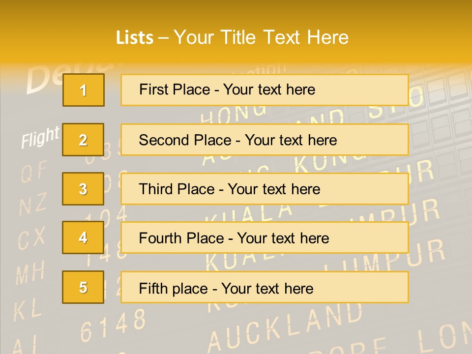 Flight Holiday Electronic PowerPoint Template