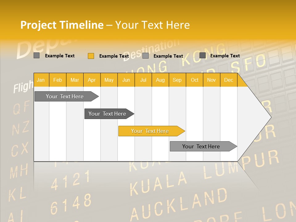 Flight Holiday Electronic PowerPoint Template