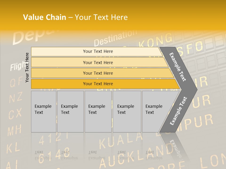 Flight Holiday Electronic PowerPoint Template