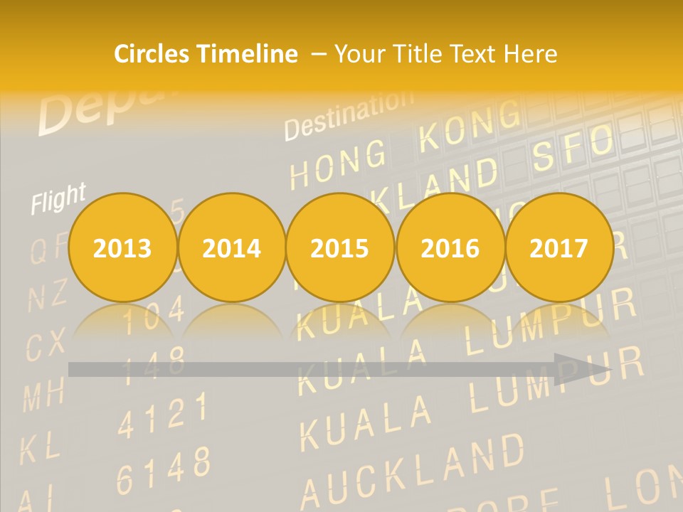 Flight Holiday Electronic PowerPoint Template