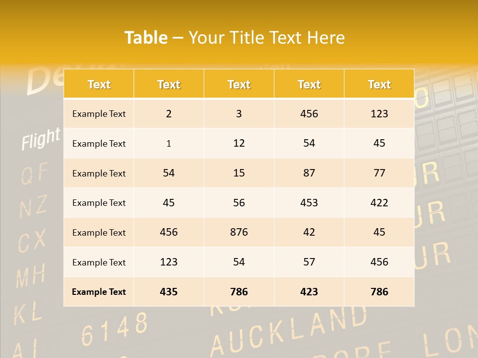 Flight Holiday Electronic PowerPoint Template