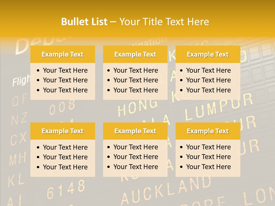 Flight Holiday Electronic PowerPoint Template