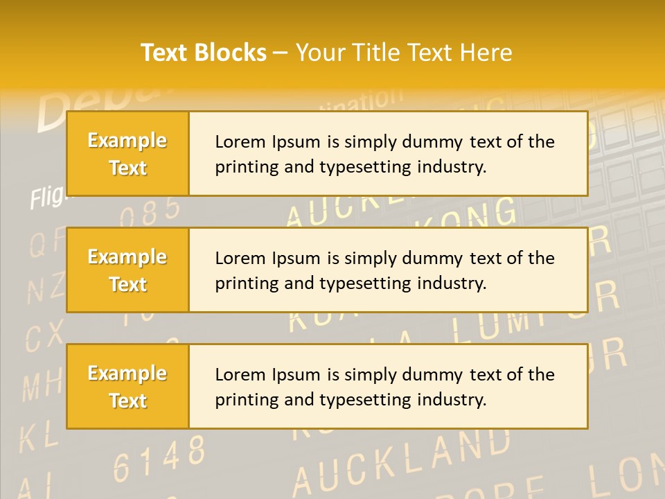 Flight Holiday Electronic PowerPoint Template