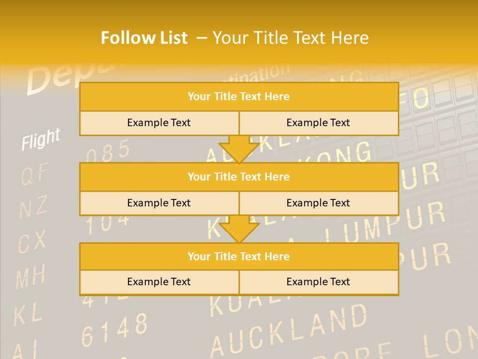 Flight Holiday Electronic PowerPoint Template