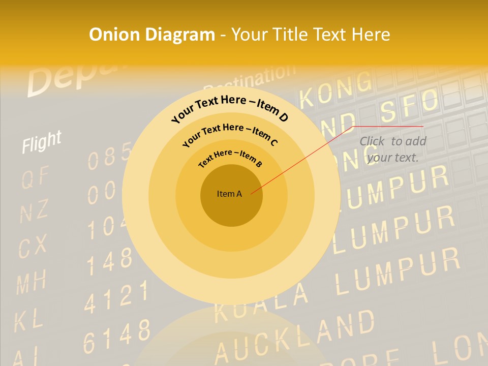 Flight Holiday Electronic PowerPoint Template