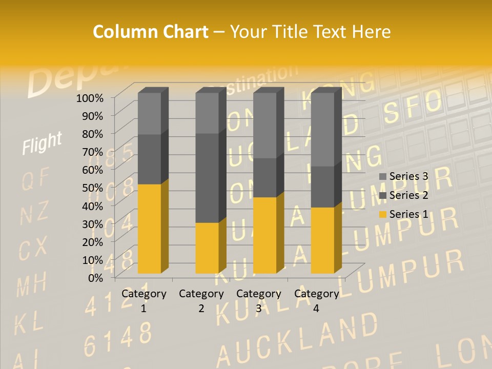 Flight Holiday Electronic PowerPoint Template