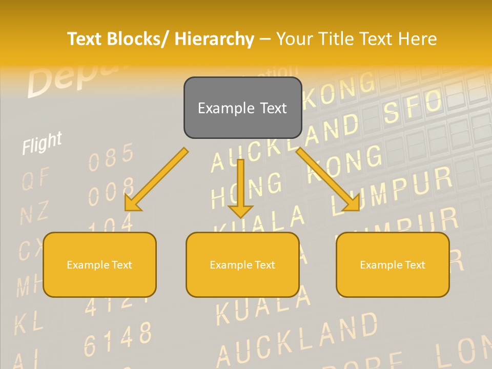 Flight Holiday Electronic PowerPoint Template