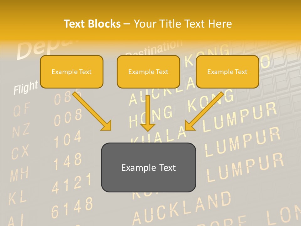 Flight Holiday Electronic PowerPoint Template
