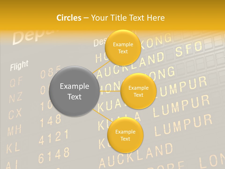 Flight Holiday Electronic PowerPoint Template