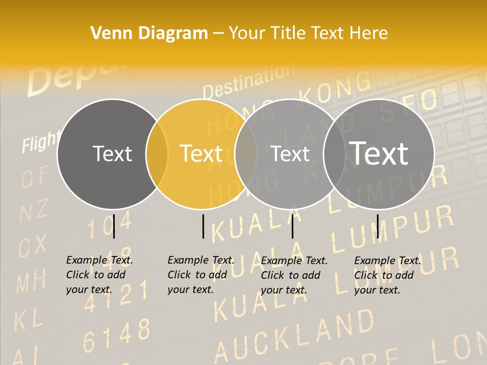 Flight Holiday Electronic PowerPoint Template