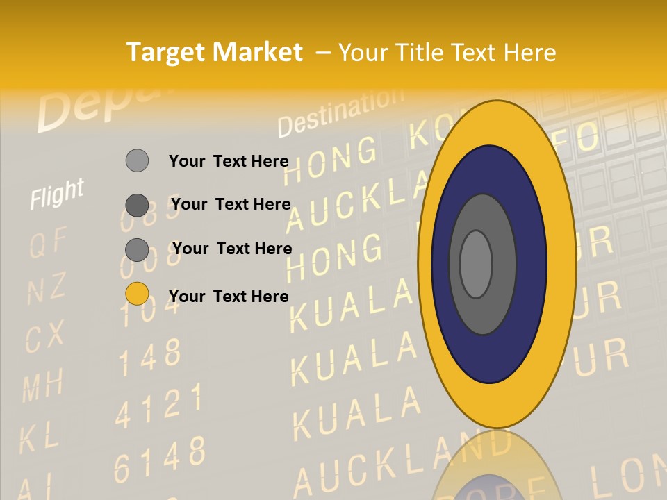 Flight Holiday Electronic PowerPoint Template