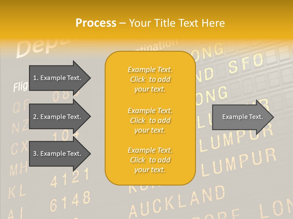 Flight Holiday Electronic PowerPoint Template