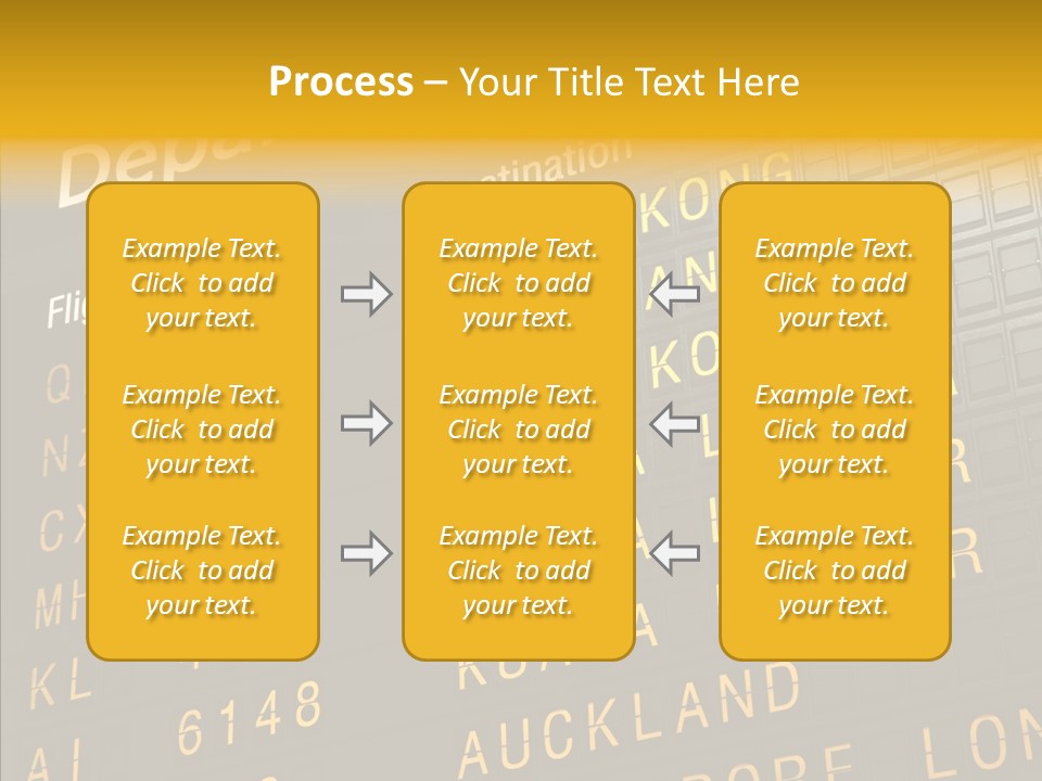 Flight Holiday Electronic PowerPoint Template