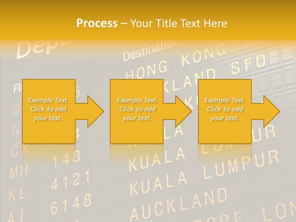 Flight Holiday Electronic PowerPoint Template