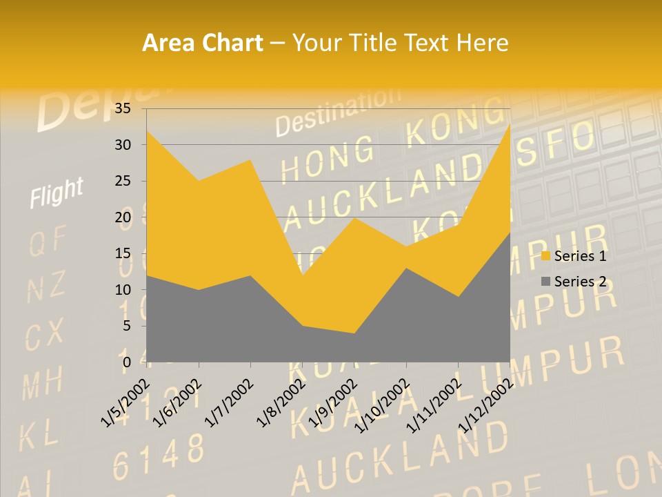 Flight Holiday Electronic PowerPoint Template