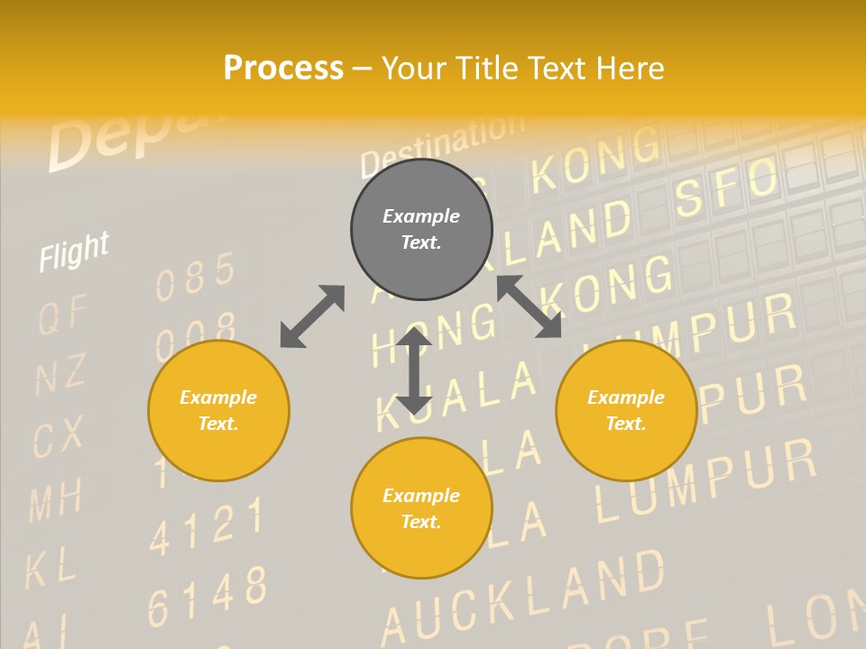 Flight Holiday Electronic PowerPoint Template