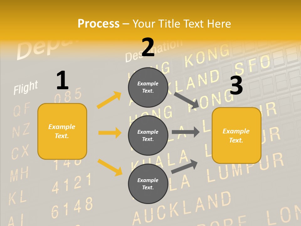 Flight Holiday Electronic PowerPoint Template