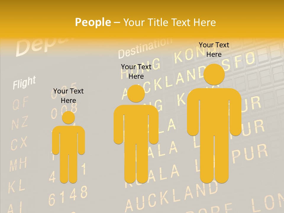 Flight Holiday Electronic PowerPoint Template