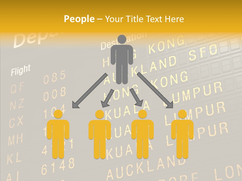 Flight Holiday Electronic PowerPoint Template