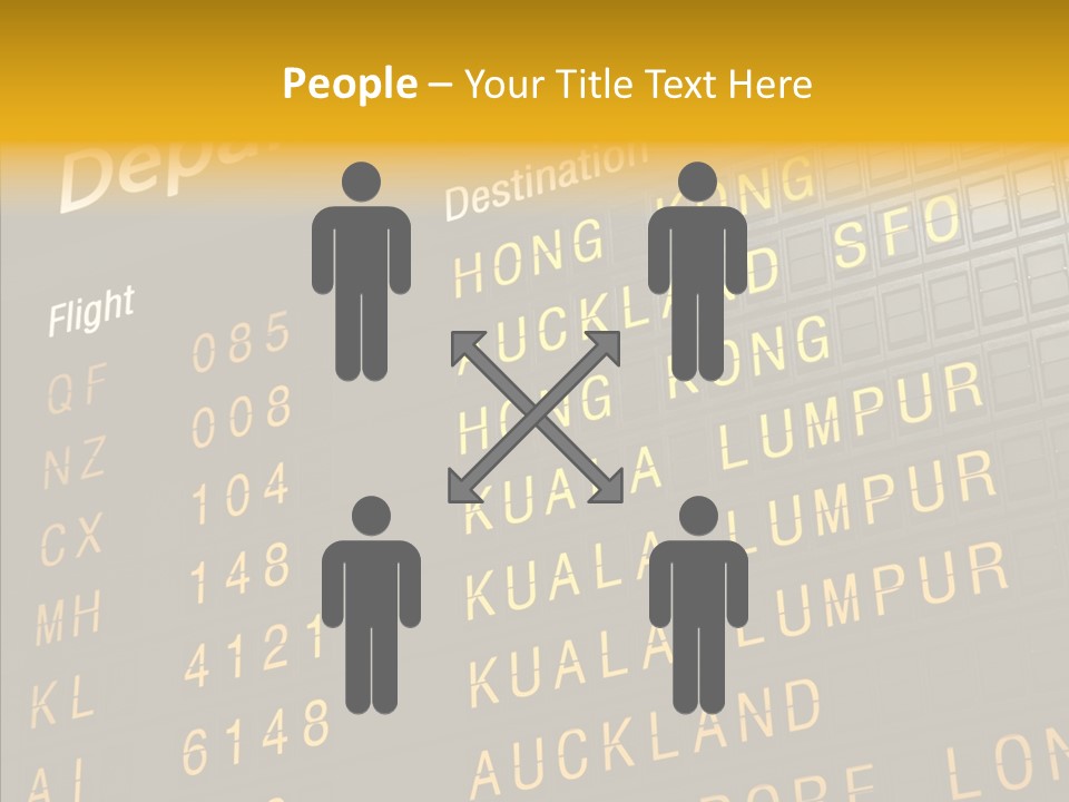 Flight Holiday Electronic PowerPoint Template