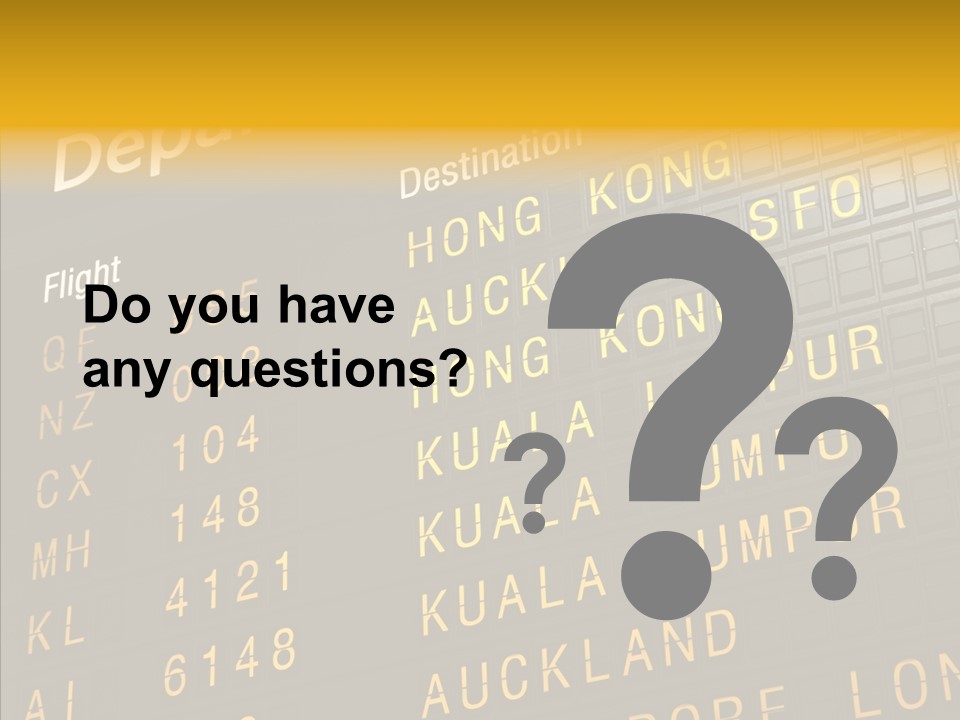 Flight Holiday Electronic PowerPoint Template