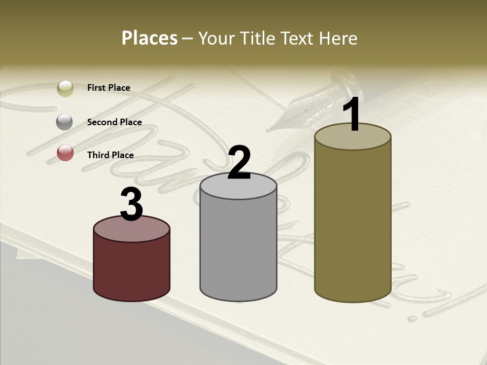 Fountain Pen Writting PowerPoint Template