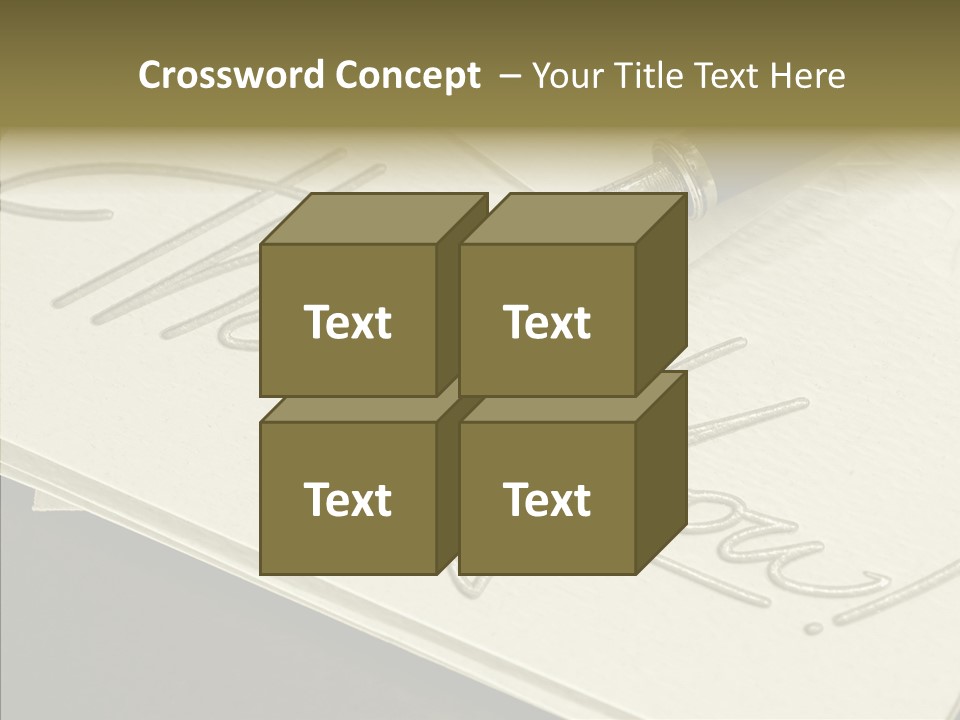 Fountain Pen Writting PowerPoint Template