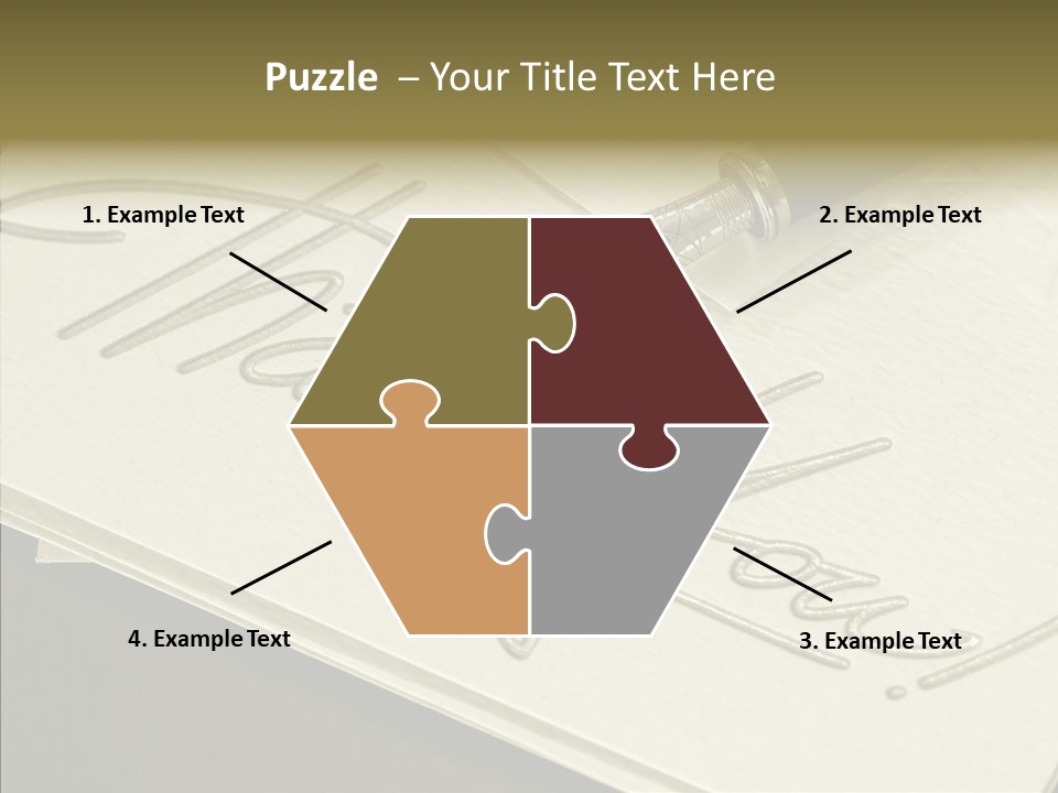 Fountain Pen Writting PowerPoint Template