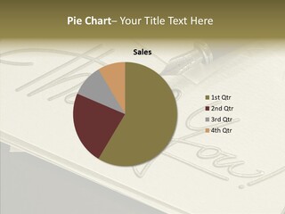 Fountain Pen Writting PowerPoint Template