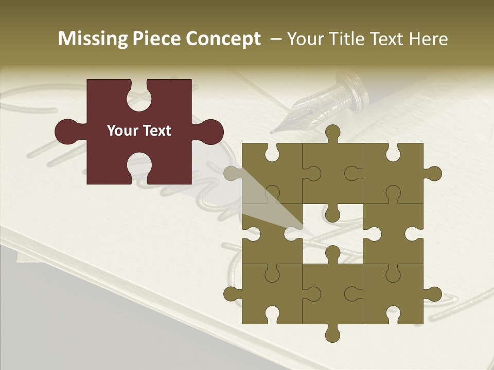 Fountain Pen Writting PowerPoint Template