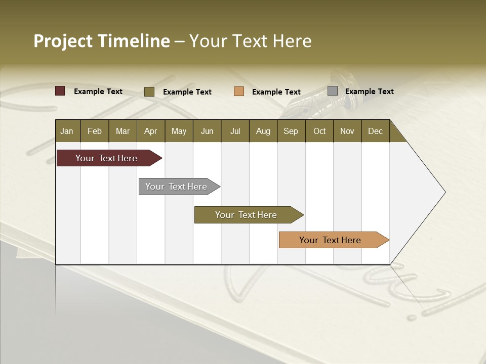 Fountain Pen Writting PowerPoint Template