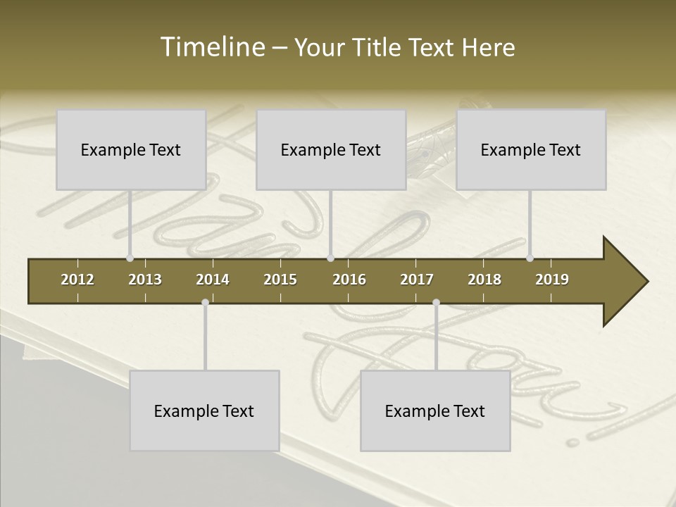Fountain Pen Writting PowerPoint Template