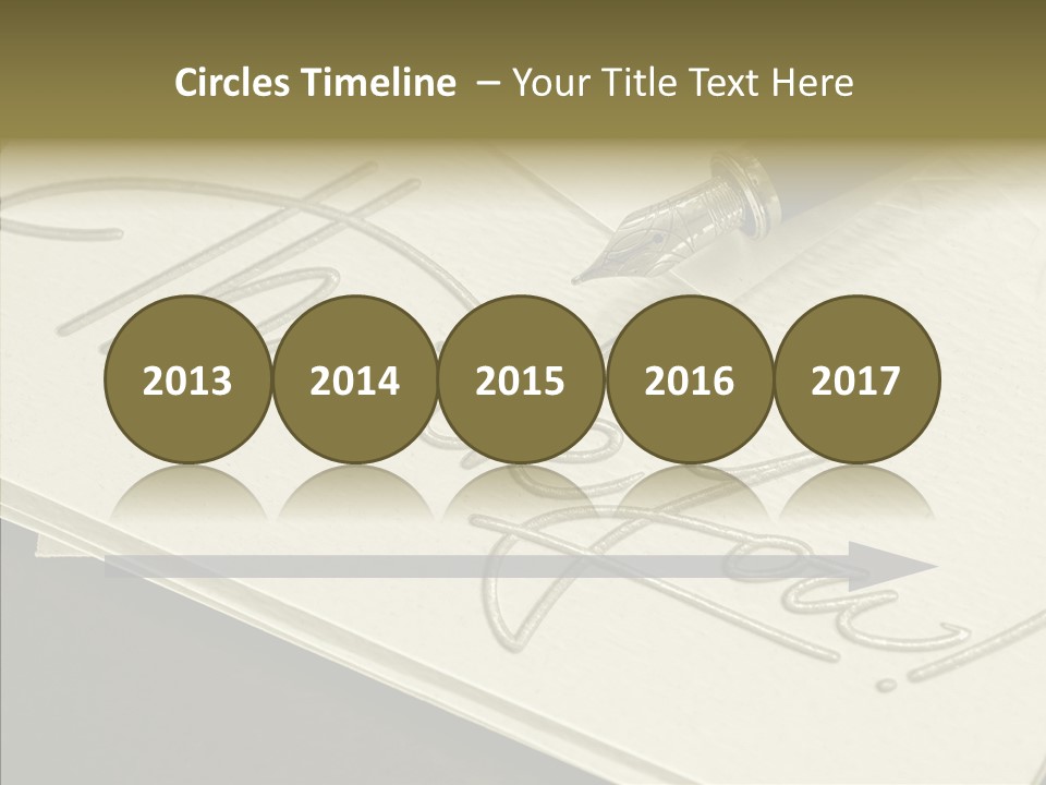 Fountain Pen Writting PowerPoint Template