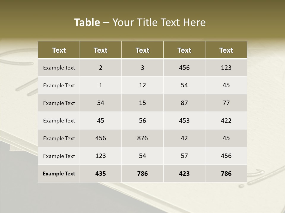 Fountain Pen Writting PowerPoint Template