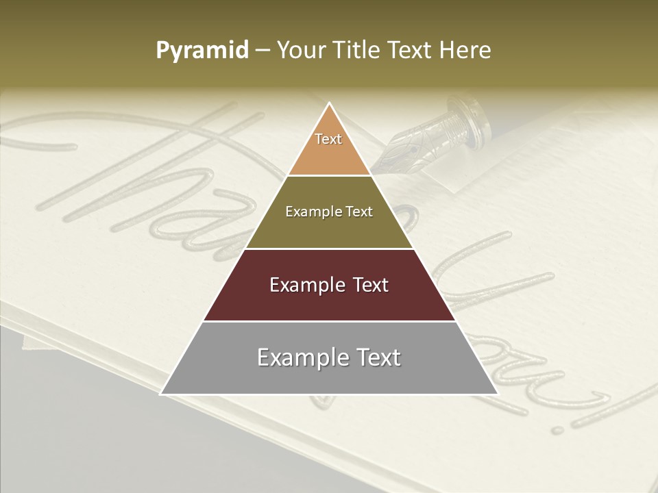 Fountain Pen Writting PowerPoint Template