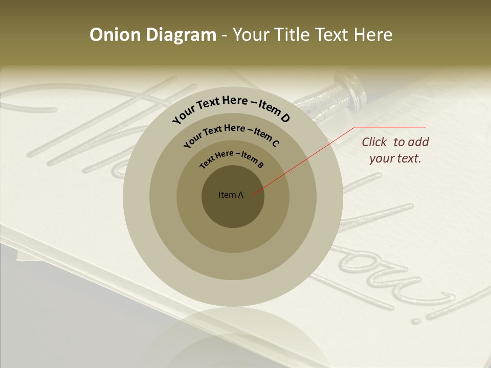 Fountain Pen Writting PowerPoint Template