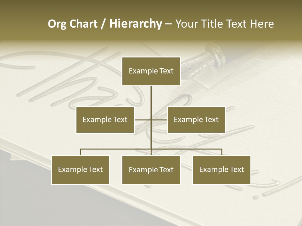 Fountain Pen Writting PowerPoint Template